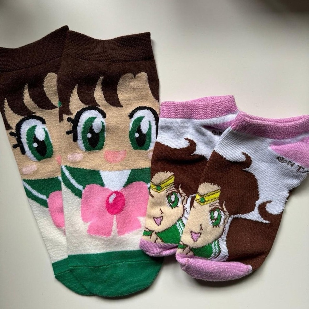 Sailor Jupiter socks set of 2 Sailor Moon